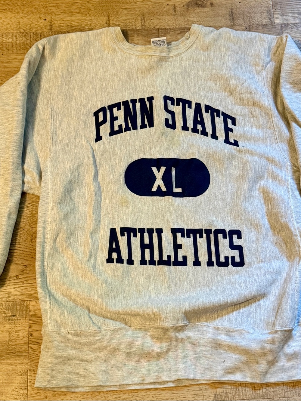 Vintage Penn State Champion XL Athletics Gray Crewneck Sweatshirt